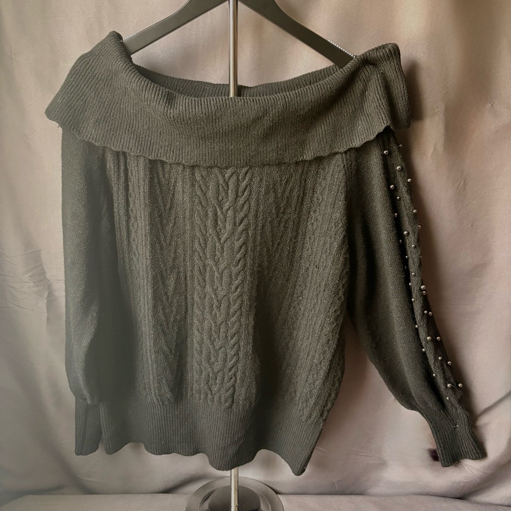 crown & ivy Off-Shoulder Sweater
